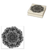 Mandala Nature Floral Gummistempel (Stempel)