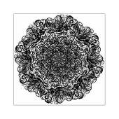 Mandala Nature Floral Gummistempel (Prägung)