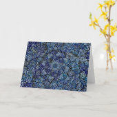 Mandala Nature Floral Karte (Gelbe Blume)