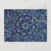 Mandala Nature Floral Postkarte (Vorderseite)