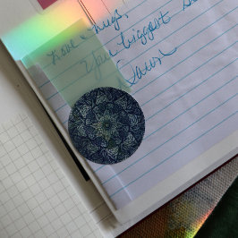 Mandala Nature Floral Runder Aufkleber