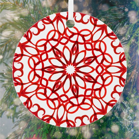 Mandala Niedliche Weihnachten Ornament Aus Metall