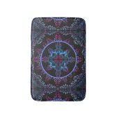 Mandala Night Blume Badematte (Vorderseite Vertikal)