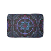 Mandala Night Blume Badematte (Vorderseite)