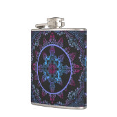 Mandala Night Blume Flachmann (Links)