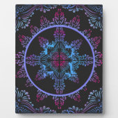 Mandala Night Blume Fotoplatte (Vorderseite)