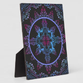 Mandala Night Blume Fotoplatte (Seite)