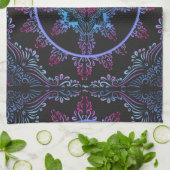 Mandala Night Blume Küchentuch (Gefaltet)