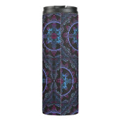 Mandala Night Blume Thermosbecher (Rückseite)