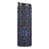 Mandala Night Blume Thermosbecher (Nach rechts gedreht)