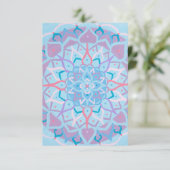 Mandala Note Card Dankeskarte (Stehend Vorderseite)