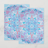 Mandala Note Card Dankeskarte (Vorne/Hinten)