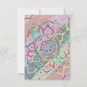 Mandala Note Card Dankeskarte (Vorderseite)