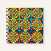 Mandala-Notebook Notizblock (Vorderseite)