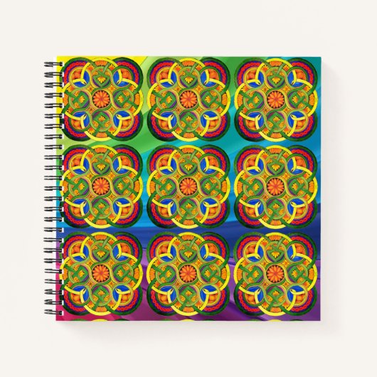 Mandala-Notebook Notizblock (Vorderseite)
