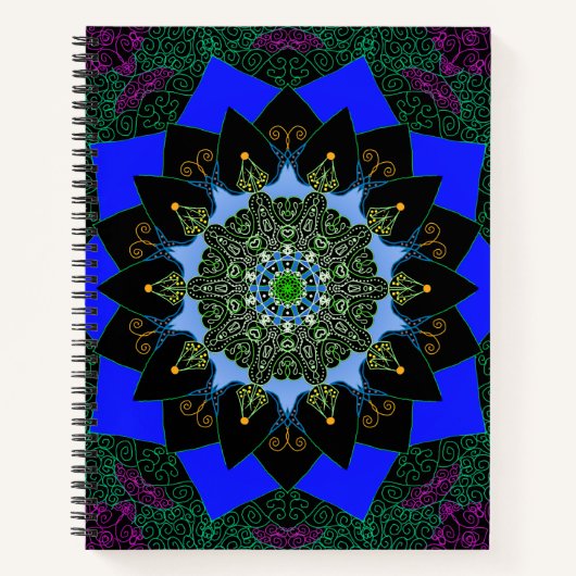 Mandala-Notebook Notizblock (Vorderseite)