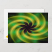 Mandala Notecard Postkarte (Vorne/Hinten)