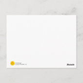 Mandala Notecard Postkarte (Rückseite)