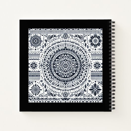 Mandala Notizblock (Rückseite)