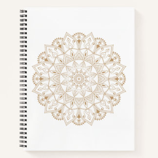 Mandala Notizbuch, ruhig, meditativ, boho Stil Notizblock