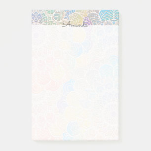 Mandala-Notizen für Wasserfarben Post-it Klebezettel