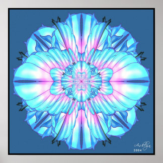 Mandala Nummer Eins Poster