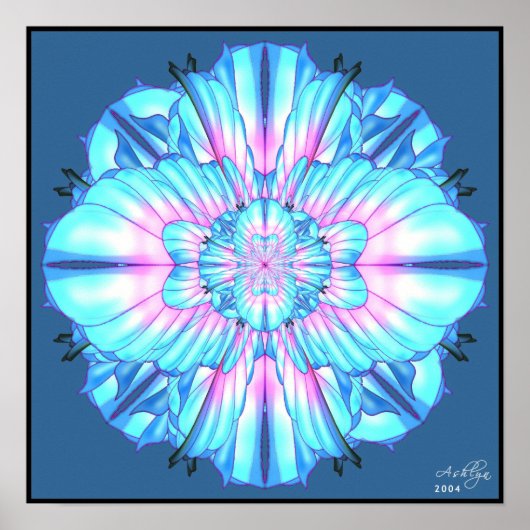 Mandala Nummer Eins Poster (Vorne)