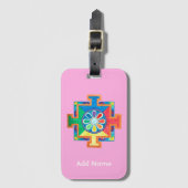 Mandala of Creation Gepäckanhänger (Vorderseite Vertikal)