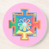 Mandala of Creation Getränkeuntersetzer (Vorne)
