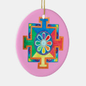 Mandala of Creation Keramik Ornament (Rechts)