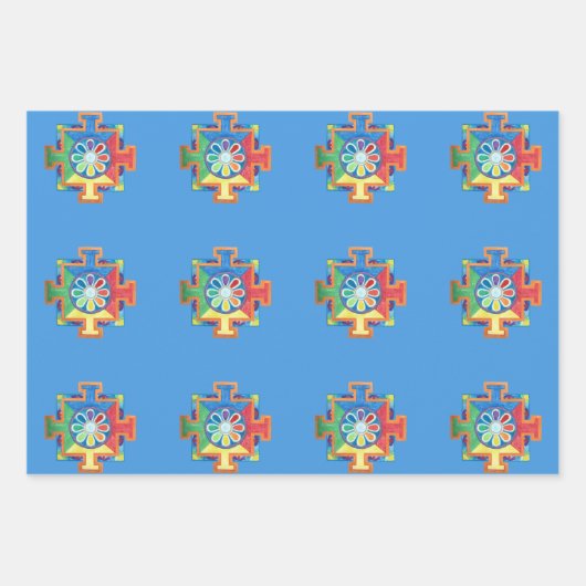 Mandala of Creation Watercolor Geschenkpapier Set (Vorderseite 2)