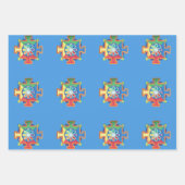 Mandala of Creation Watercolor Geschenkpapier Set (Vorderseite)