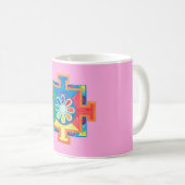 Mandala of Creation Watercolor Kaffeetasse (VorderseiteRechts)