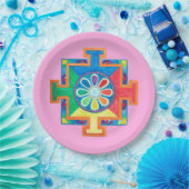 Mandala of Creation Watercolor Pappteller (Party)