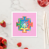 Mandala of Creation Watercolor Serviette (Beispiel)