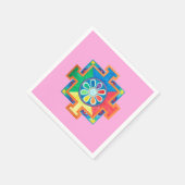 Mandala of Creation Watercolor Serviette (Ecke)