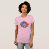Mandala of Creation Watercolor T-Shirt (Vorne ganz)