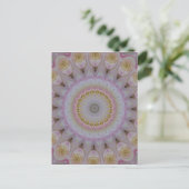 Mandala of Yellow Roses Postkarte (Stehend Vorderseite)