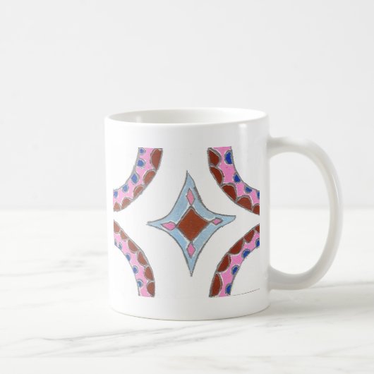 Mandala Ölgemälde Kunst drucken Kaffeetasse (Rechts)