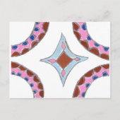 Mandala Ölgemälde Kunst drucken Postkarte (Vorderseite)