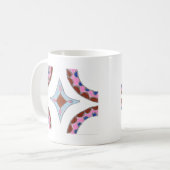 Mandala-Ölgemälde-Kunstprint Kaffeetasse (Vorderseite Links)