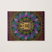 Mandala OM Buddha Puzzle (Horizontal)