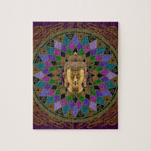 Mandala OM Buddha Puzzle (Vertikal)