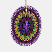 Mandala OM Ganesh Keramikornament (Rechts)