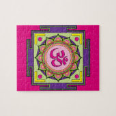 Mandala OM Shanti OM Puzzle (Horizontal)