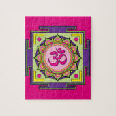 Mandala OM Shanti OM Puzzle (Vertikal)