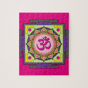 Mandala OM Shanti OM Puzzle