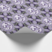 Mandala OM - violett Geschenkpapier (Ecke)