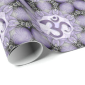 Mandala OM - violett Geschenkpapier (Rolleneckpunkt)