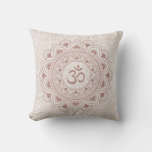 Mandala Om Yoga Harmonie Girly Modern Yogi Studio Kissen